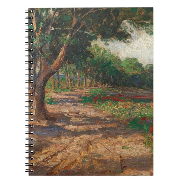 Caderno Espiral Promenade em Euxinograd com revestimento de Elm (Frente)