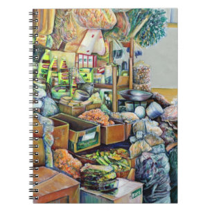 Caderno Espiral Promessas encantadoras do belo Tekka Center, Singa