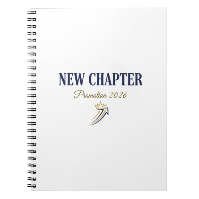 Caderno Espiral Promoção de Novo Capítulo 2026 (Frente)
