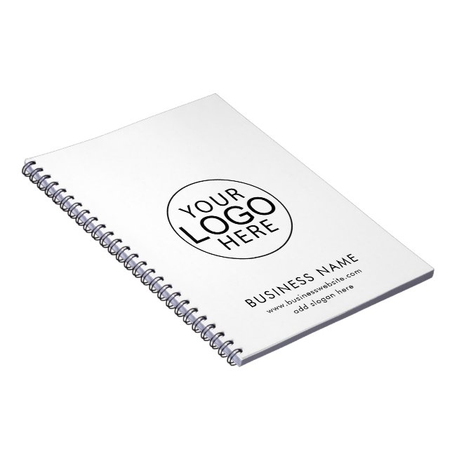 Caderno Espiral Promocional corporativo para o logotipo comercial  (Lado Direito)