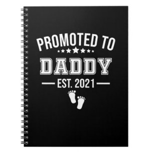 Caderno Espiral Promovido Ao Pai 2021 Pais Da Primeira Vez