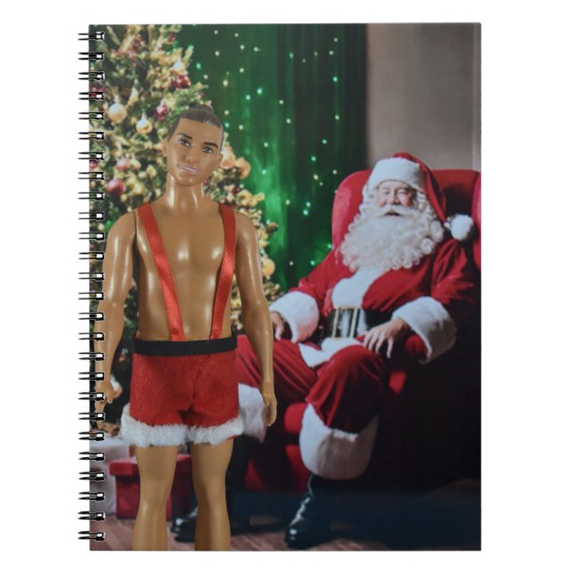 Caderno Espiral Pronto para o Natal.  (Frente)