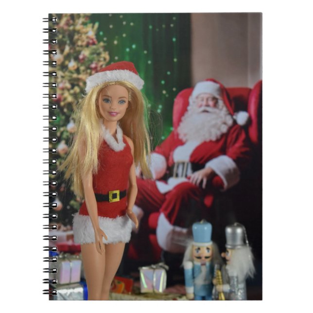 Caderno Espiral Prontos para o Natal. (Frente)