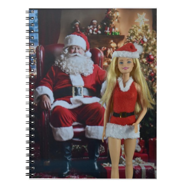 Caderno Espiral Prontos para o Natal. (Frente)