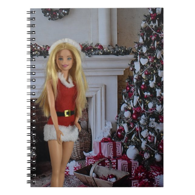 Caderno Espiral Prontos para o Natal. (Frente)