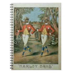 Caderno Espiral Propaganda para de "os irmãos Harley" (li da cor