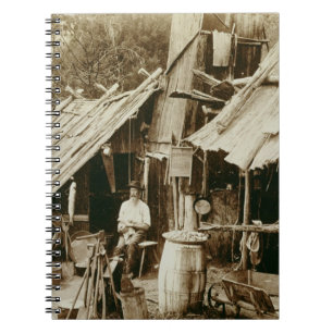 Caderno Espiral Prospector australiano, c.1880s (foto do sepia)