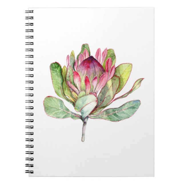 Caderno Espiral Protea Flor (Frente)