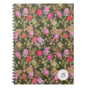 Caderno Espiral Protea Garden
