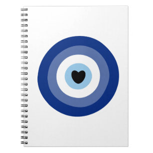 Caderno Espiral Proteção do Símbolo mau Eye