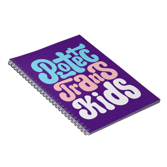 Caderno Espiral Protect Trans Kids Photo Notebook (Lado Direito)
