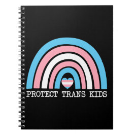 Caderno Espiral Proteja as Crianças Trans