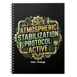 Caderno Espiral Protocolo de Estabilização Atmosférica Ativo 