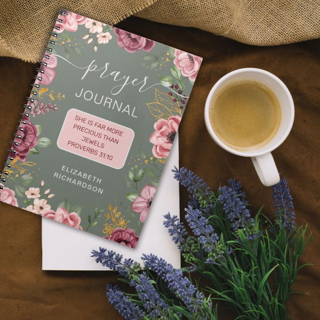 Caderno Espiral Provérbios 31 Rezação às flores (Criador carregado)