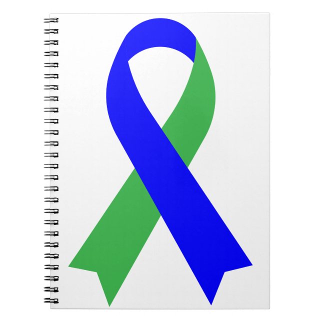 Caderno Espiral Pseudotumor Verde e Azul Cerebri Neurofibromatose (Frente)
