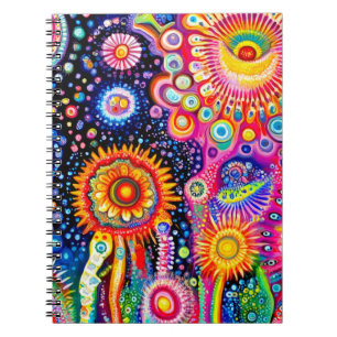Caderno Espiral Psicodélico