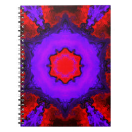 Caderno Espiral Psicodélico Hippie