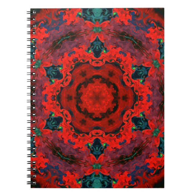 Caderno Espiral Psicodélico Hippie (Frente)