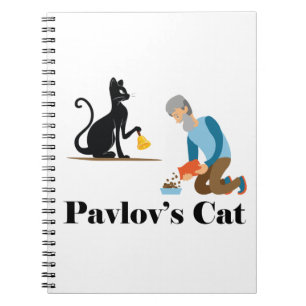 Caderno Espiral Psicologia Gata de Pavlov
