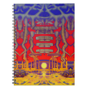 Caderno Espiral Psychedelic Dreamland