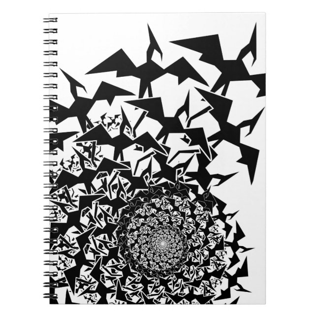 Caderno Espiral Pterodactyl de Fractyl (Frente)