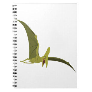 Caderno Espiral Pterodactyl do vôo