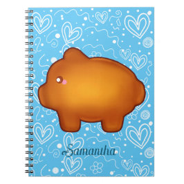 Caderno Espiral Puerquito De Piloncillo Pan Dulce