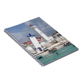 Caderno Espiral Puerto Morelos Lighthouse