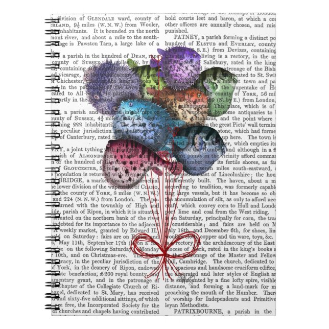 Caderno Espiral Puffer Fish Balloons (Frente)