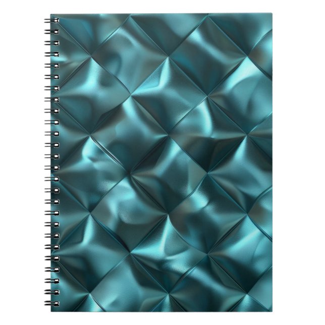 Caderno Espiral Puffy Blue Green Teal (Frente)