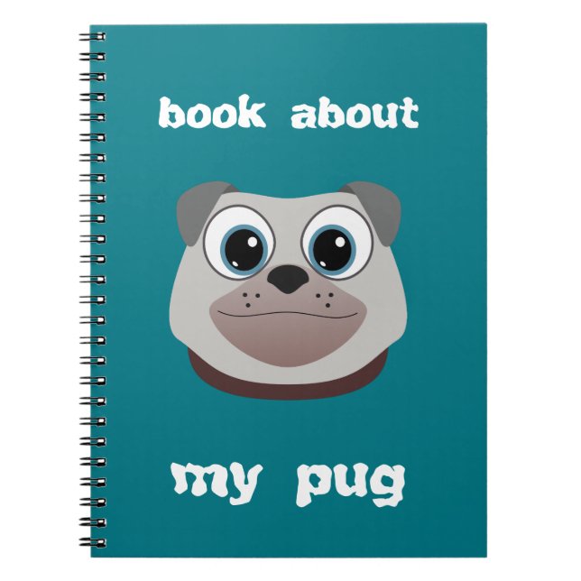 Caderno Espiral Pug (Frente)