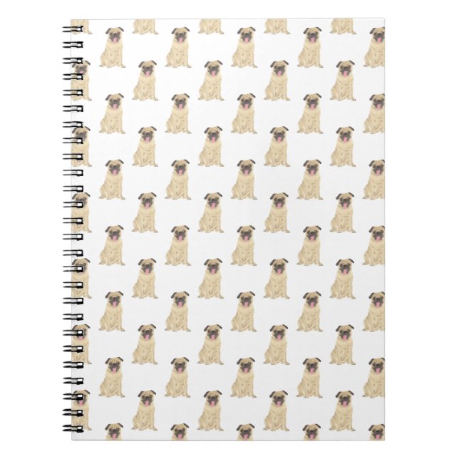 Caderno Espiral Pug (Frente)