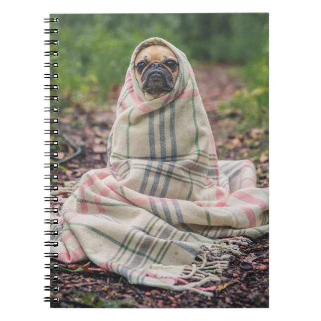 Caderno Espiral Pug (Frente)