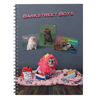 Caderno Espiral Pug Banda
