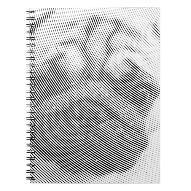Caderno Espiral Pug Face (Frente)