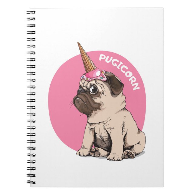 Caderno Espiral Pugicorn (Frente)