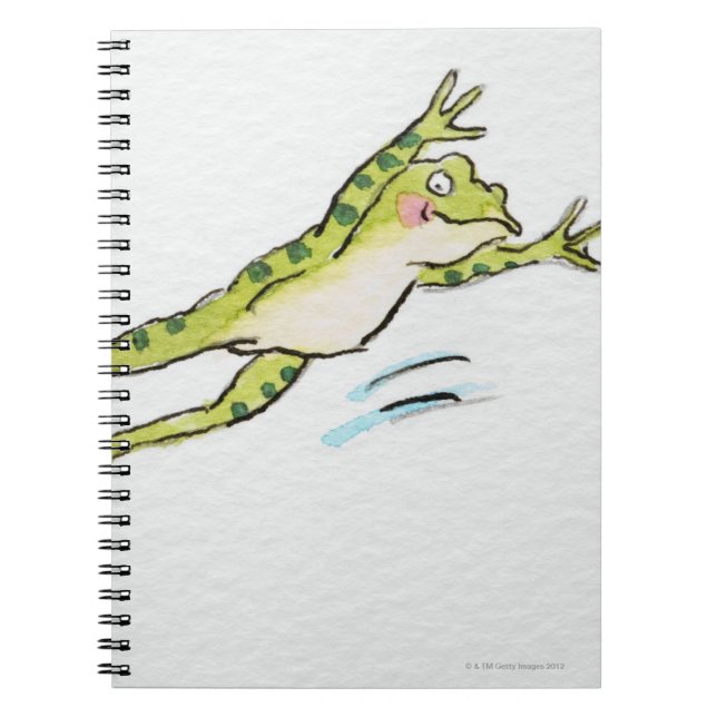 Caderno Espiral Pulando Sapo 2 (Frente)