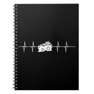 Caderno Espiral Pulsação de Queijo