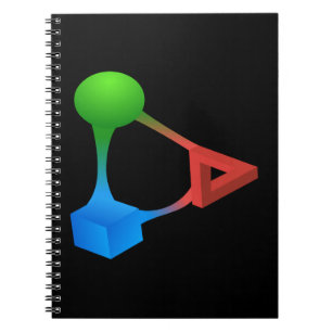 Caderno Espiral Pulso aleatório: combina o ácido diabólico
