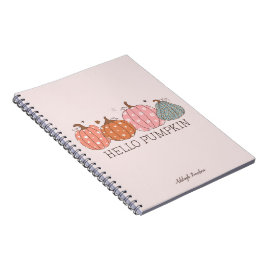 Caderno Espiral Pumpkin de Alô Bonito Personalizado