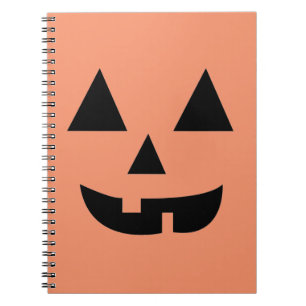 Caderno Espiral Pumpkin Face Halloween