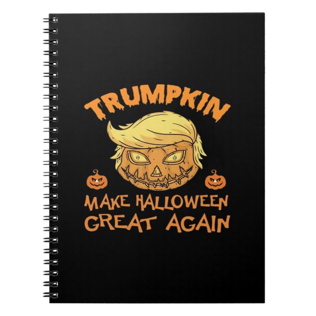 Caderno Espiral Pumpkin Halloween (Frente)