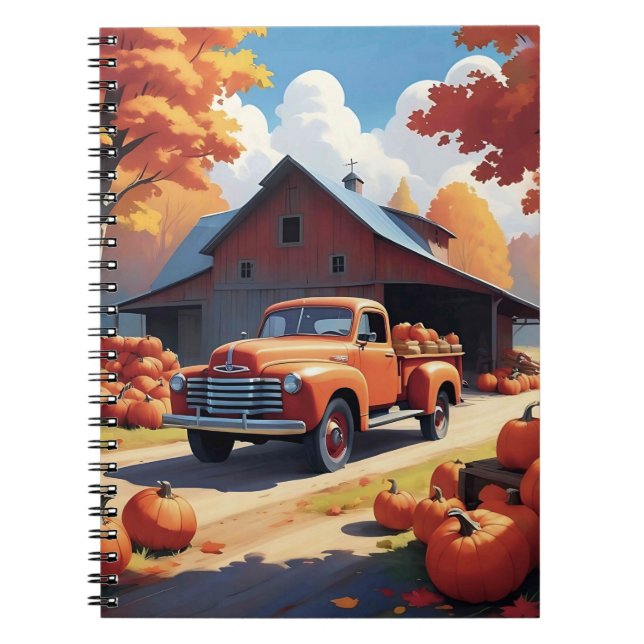 Caderno Espiral Pumpkin Harvest (Frente)