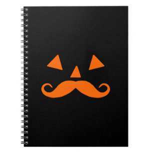 Caderno Espiral Pumpkin Mustache