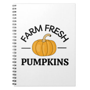 Caderno Espiral Pumpkin outono