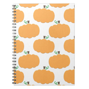 Caderno Espiral Pumpkin Pattern