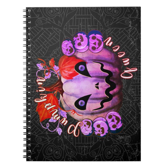 Caderno Espiral Pumpkin Queen (Frente)