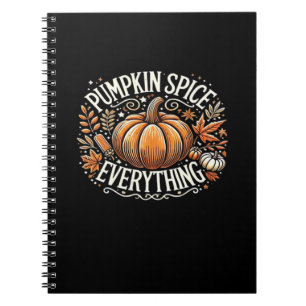 Caderno Espiral Pumpkin Spice All Slogan Cote