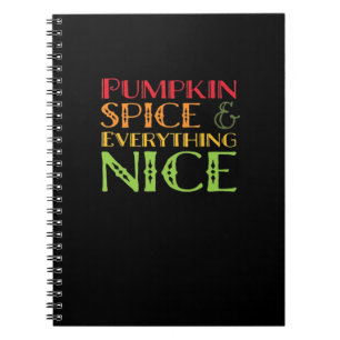 Caderno Espiral Pumpkin Spice E Tudo Básico
