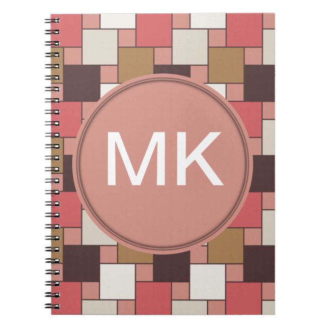 Caderno Espiral Pumpkin Spice Weave Patterno (Frente)